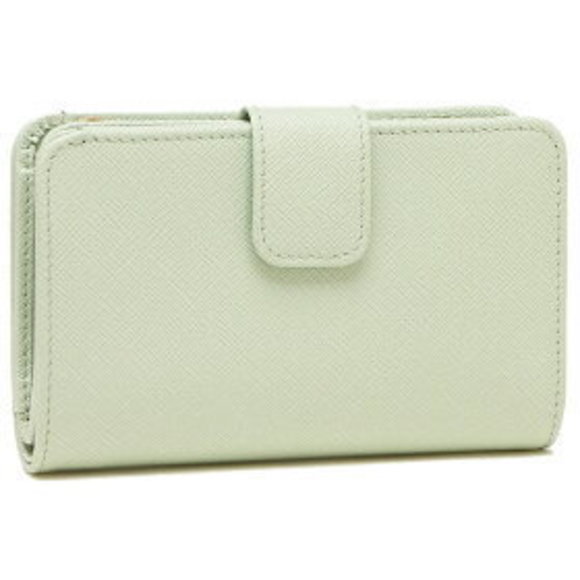 Prada Saffiano Green Bifold Wallet - Picture 3 of 9